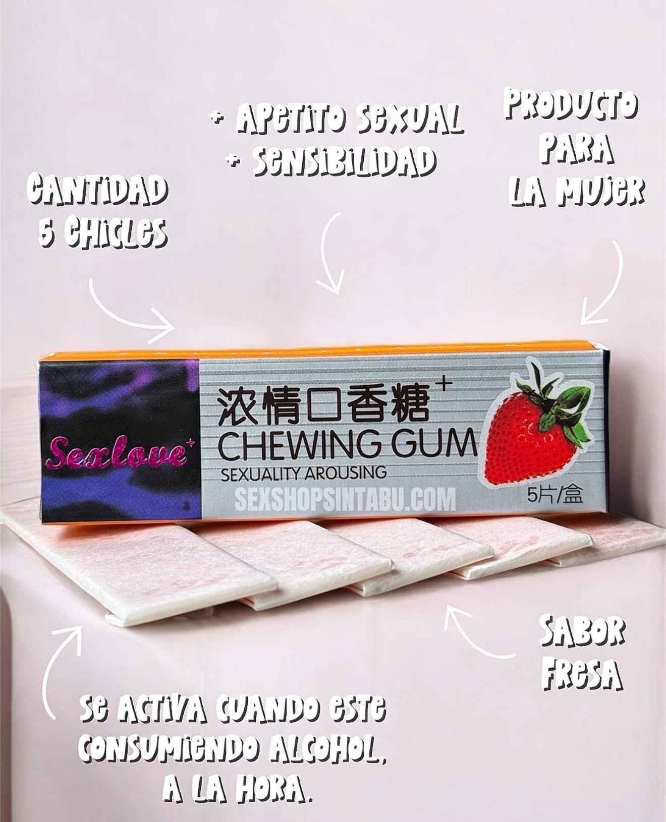 CHICLES DE FRESA