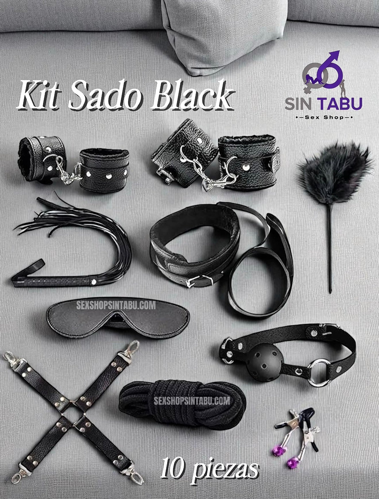 KIT SADO NEGRO