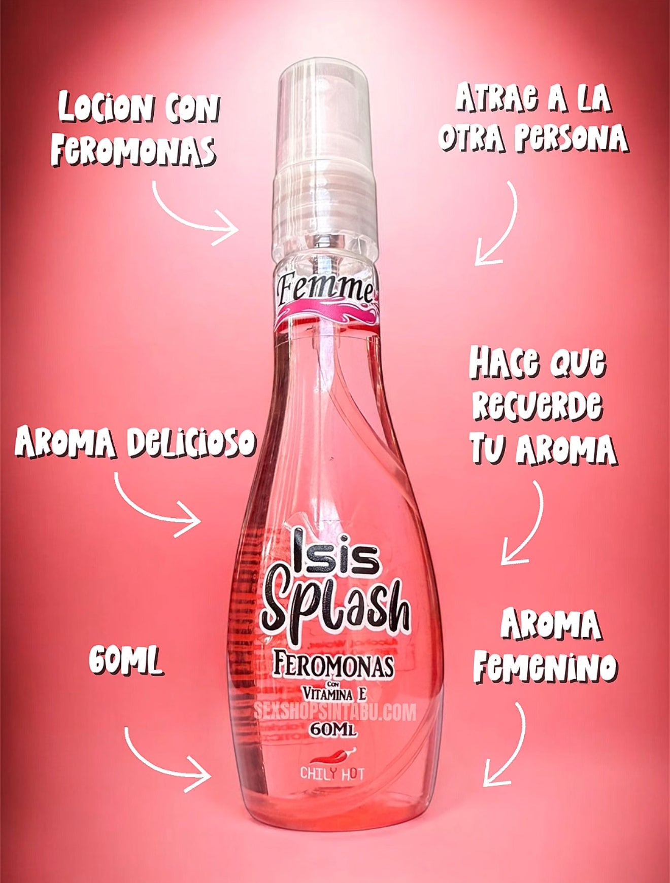 SPLASH NARANJA CON FEROMONAS